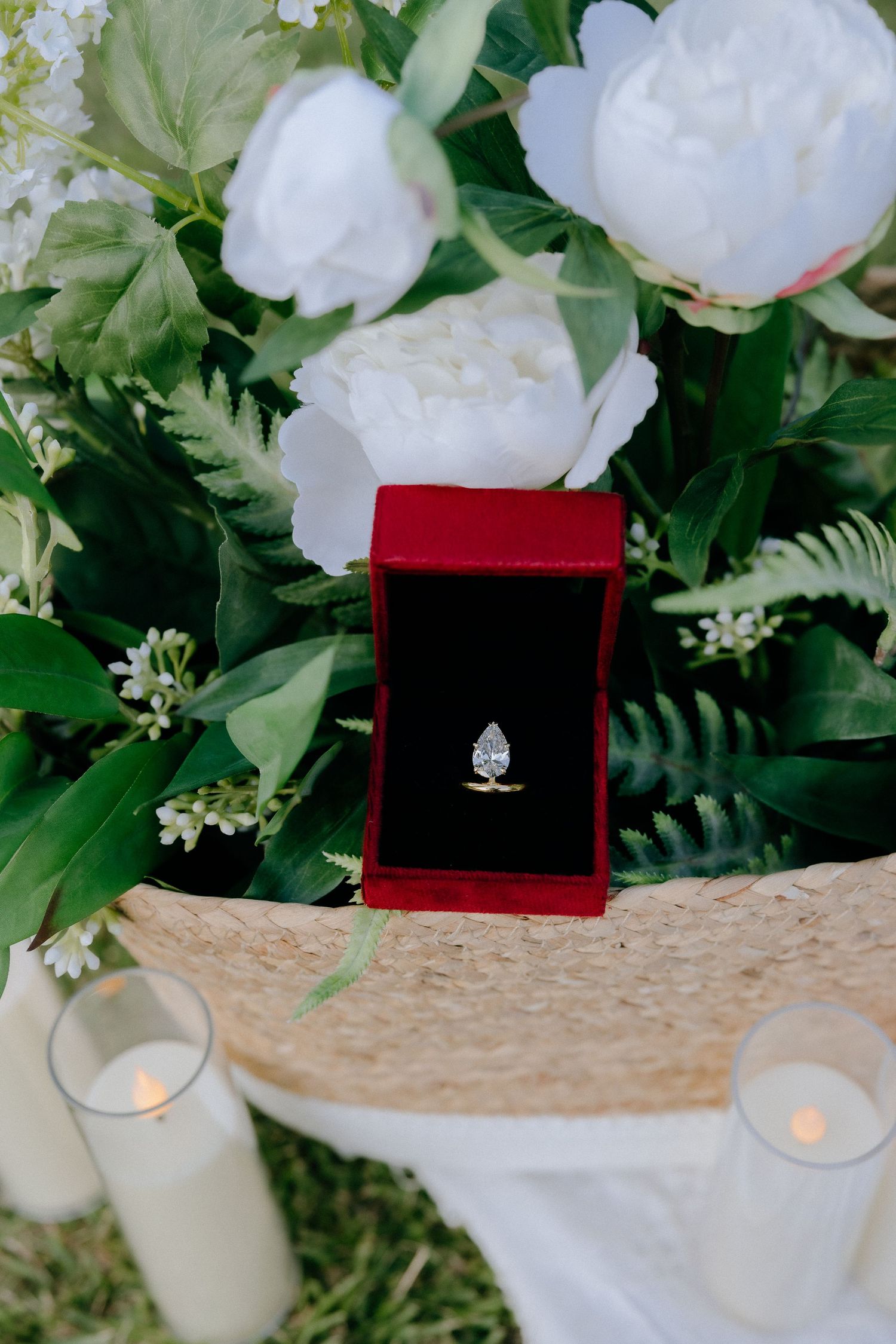 Post engagement ring photoshoot at Shinjuku Gyoen national garden