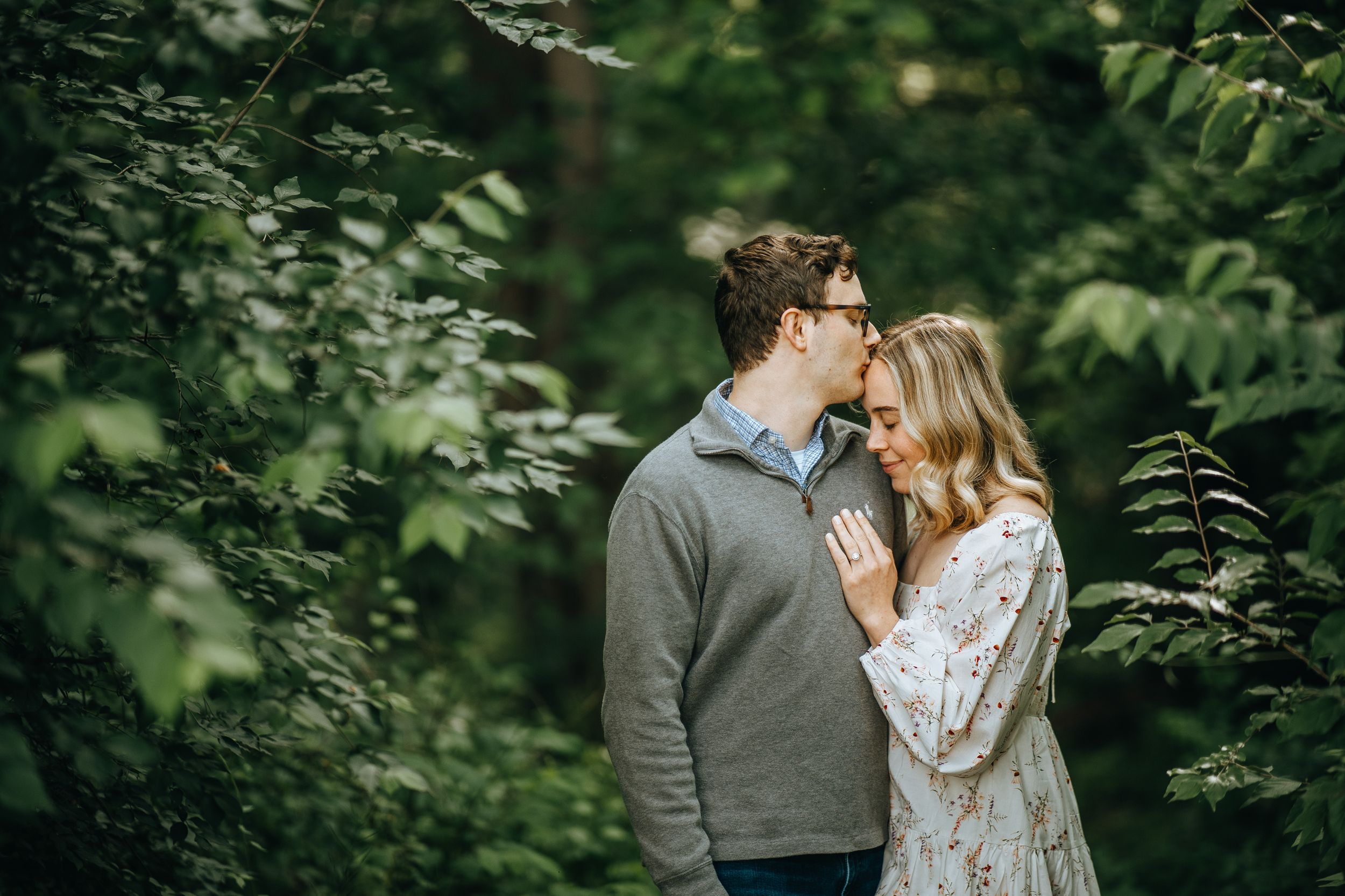 Kirsten and Max's engagement session at Rollins Congressional Club in Rockville, MD.