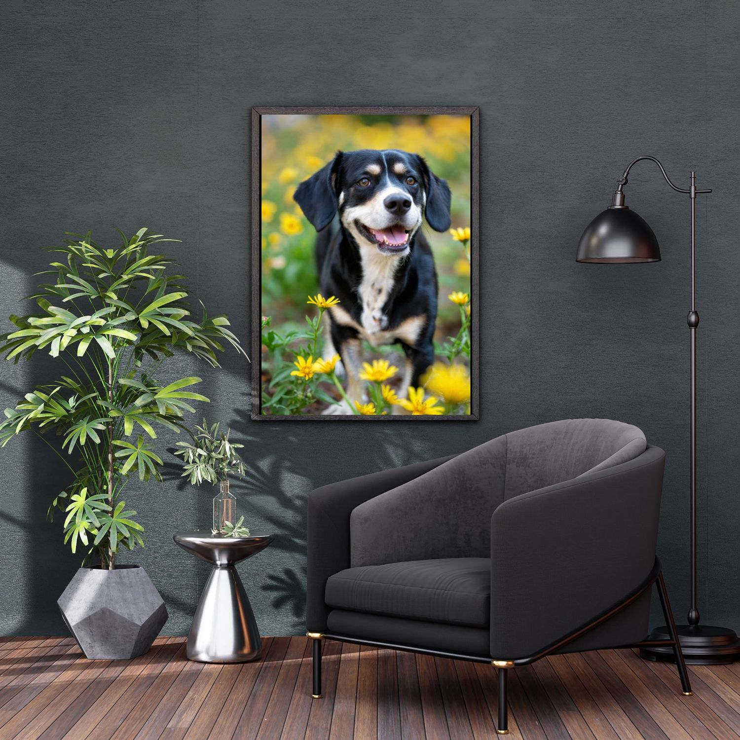 The Artistic Paw Print - timeless wall art to remember our beloved dogs, cats, horses - showcased on your wall