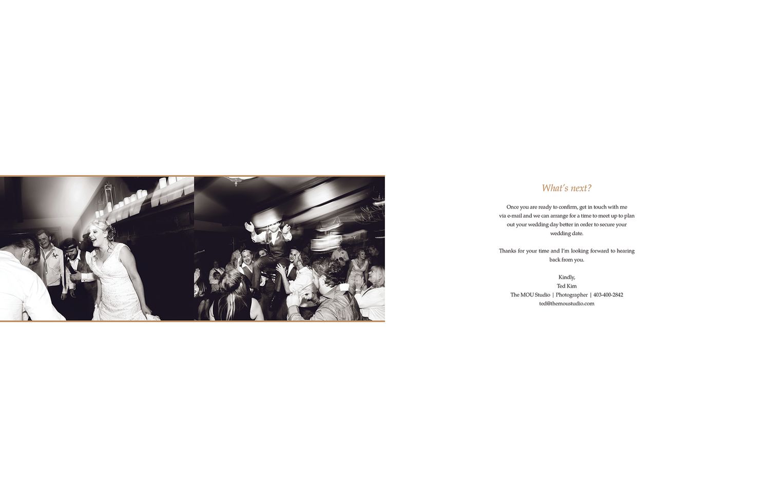 Calgary Wedding Photographer Price List and Collections.