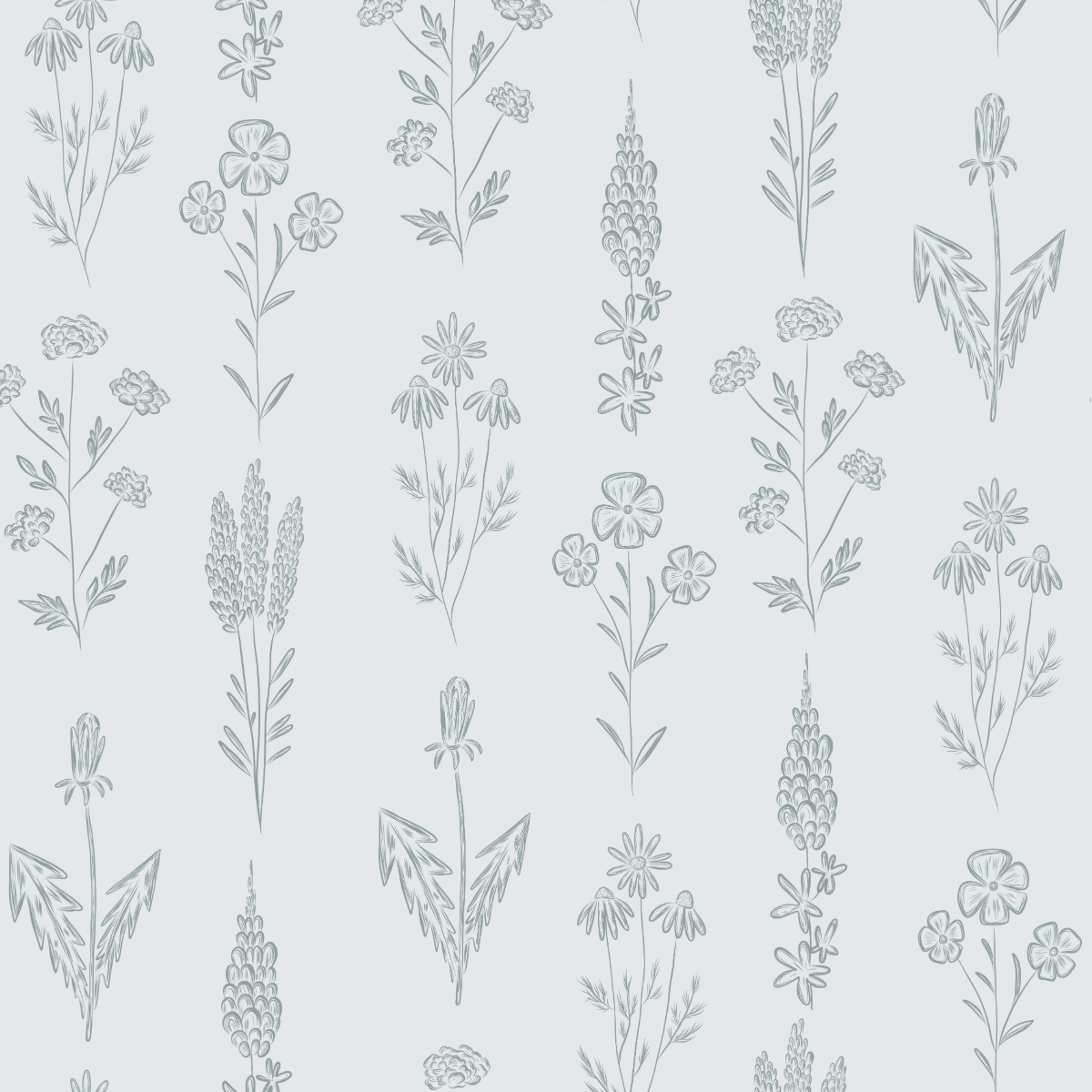 Green and gray botanical background image