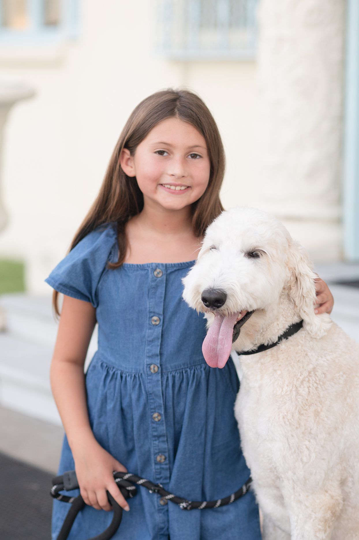 Family of 3 Portrait Session with Grandparents and Dog at OKWU by Bartlesville Family Photographer Kristi Bray