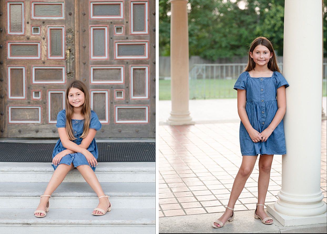 Family of 3 Portrait Session with Grandparents and Dog at OKWU by Bartlesville Family Photographer Kristi Bray