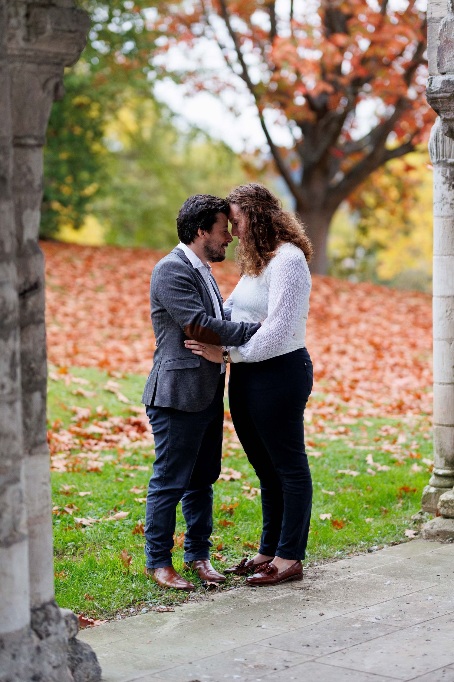 Photographe de mariages en automne