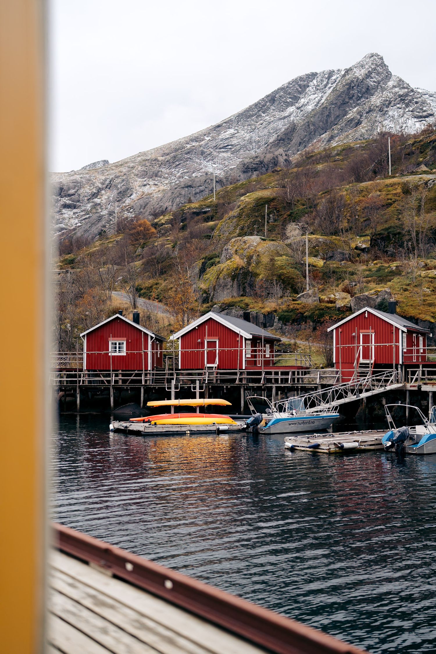 rorbuer rouge maison pecheur nusfjord