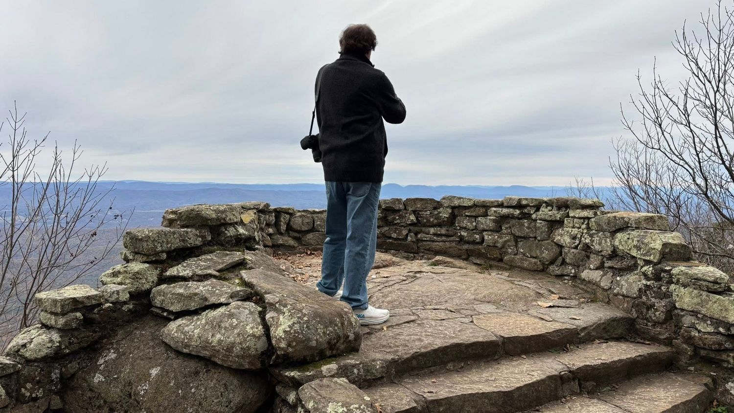Randall Flynn at Thunder Ridge overlook on the Blue Ridge Parkway Virginia