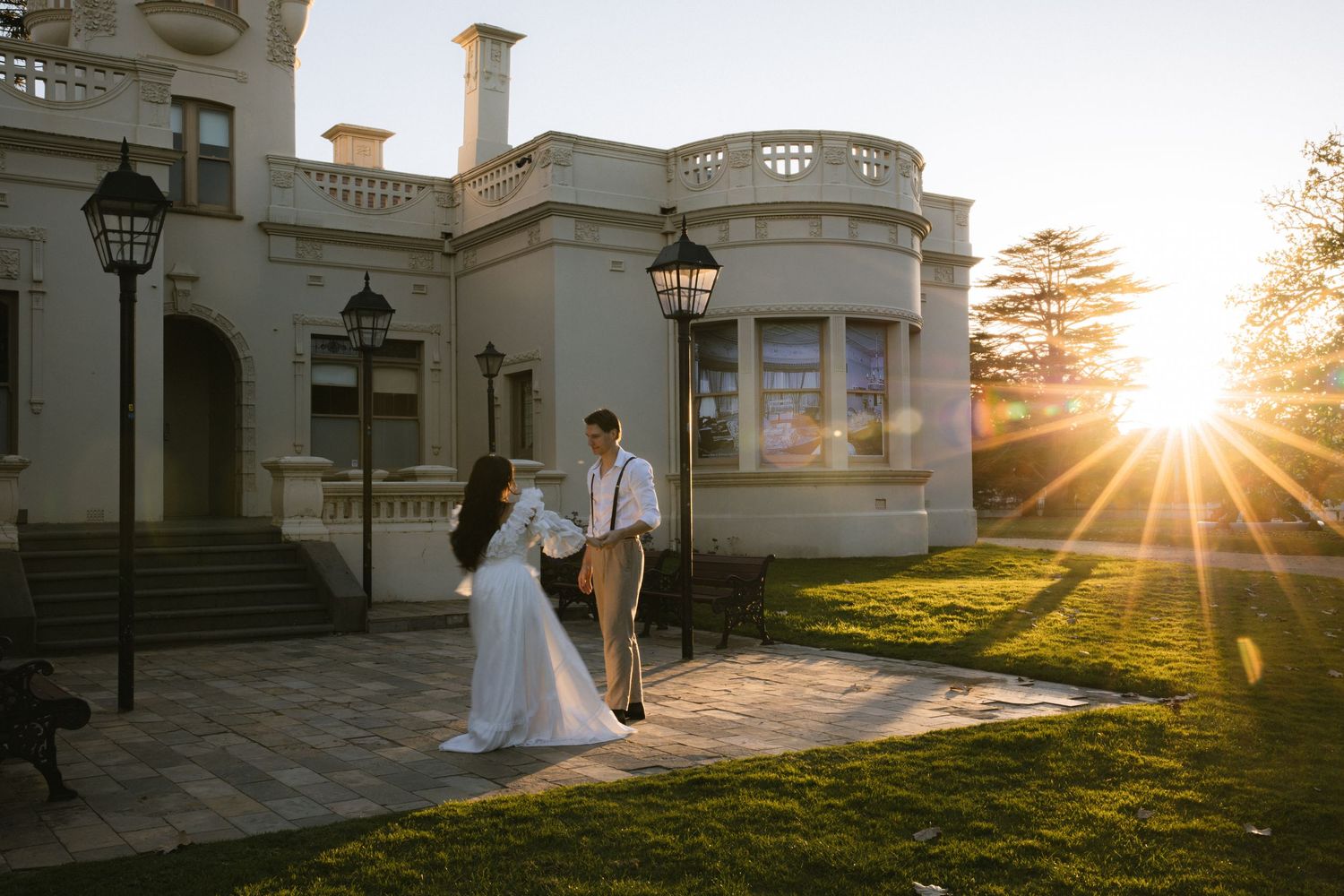 Whimsical castle wedding, fairytale wedding photography, romantic castle elopement, dreamy bridal portraits, vintage romance