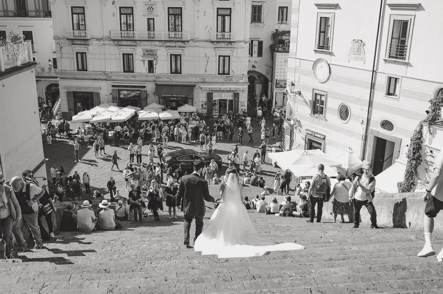 Uscita degli sposi Amalfi Duomo