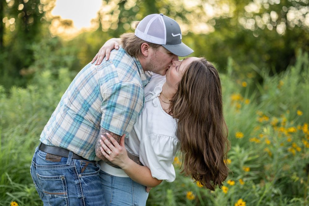 Central, IL Photographer captures a couple during a photo session at Centennial Park in Springfield, IL