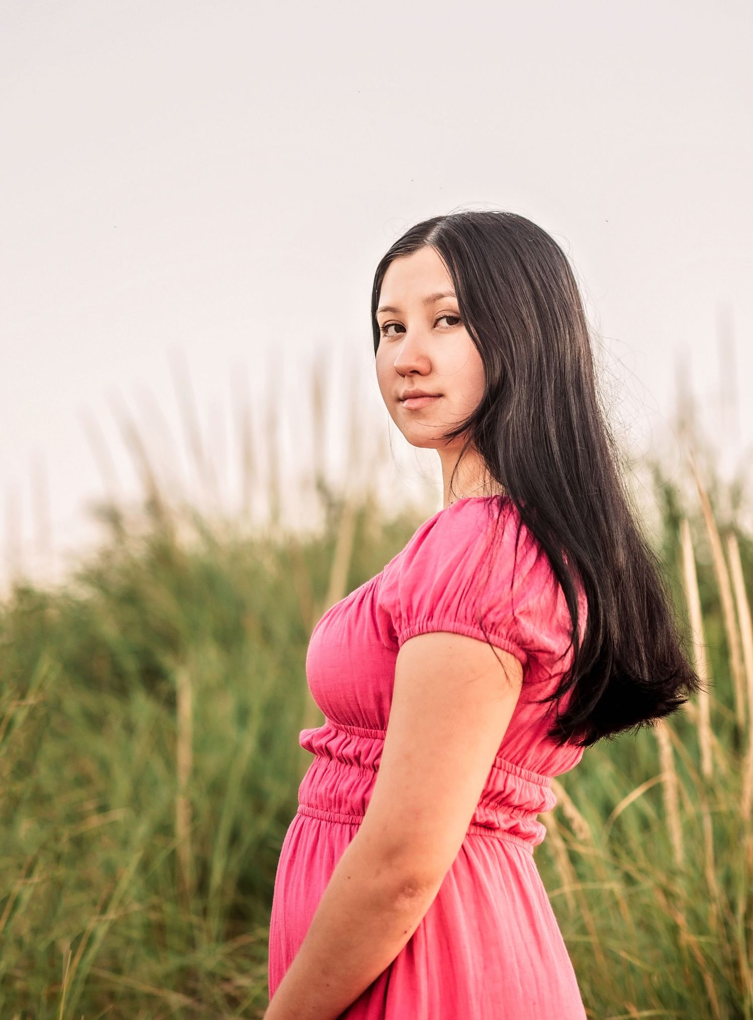 Kristen Leigh Photography Massachusetts Boston & North Shore senior portrait photographer Wingaersheek Beach Coastal portrait session
