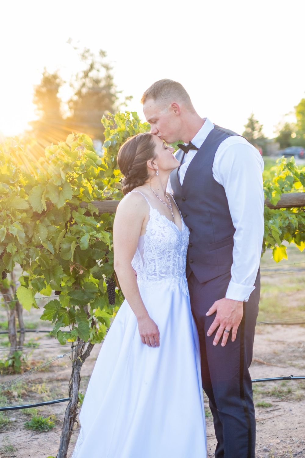 Wedding Photography in Grand Junction, Colorado at Two River Winery
