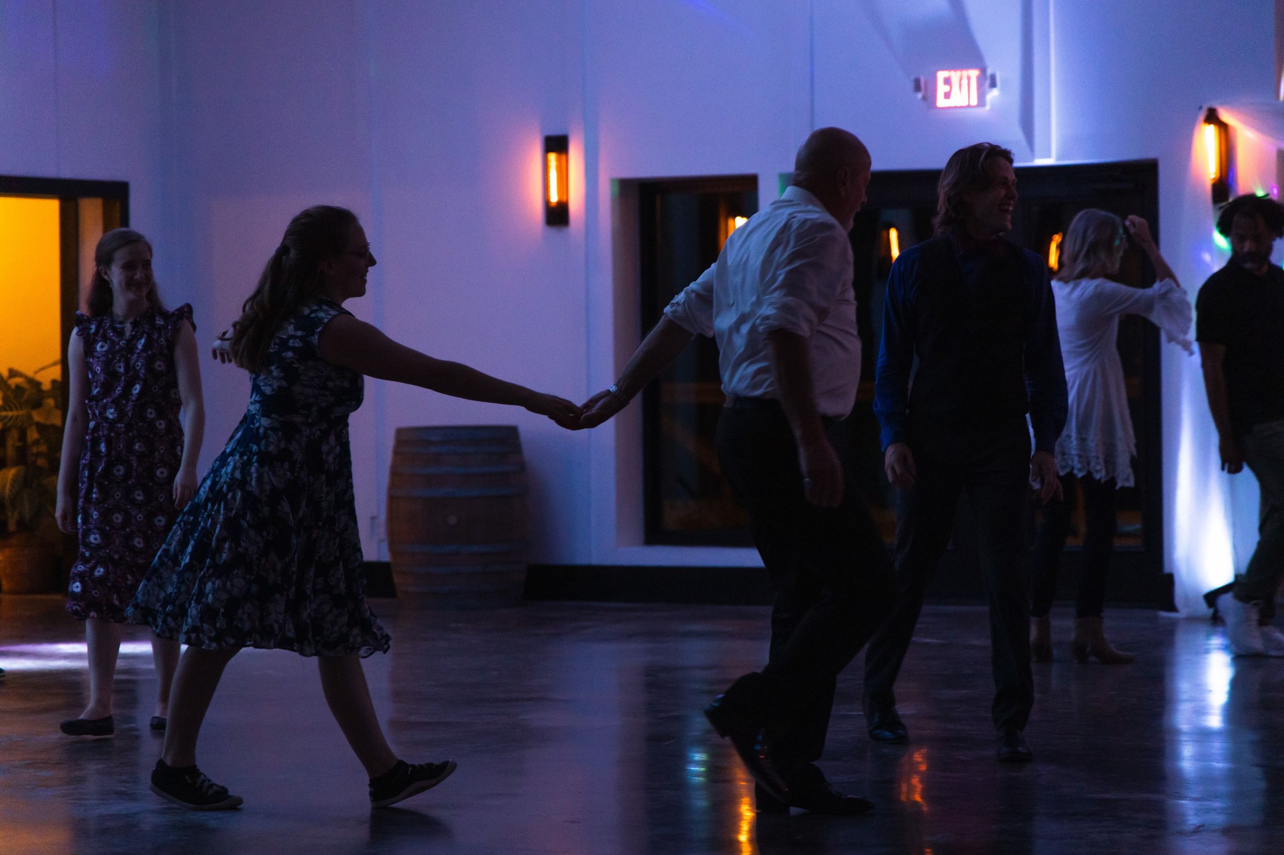 Photo of people swing dancing at an event
