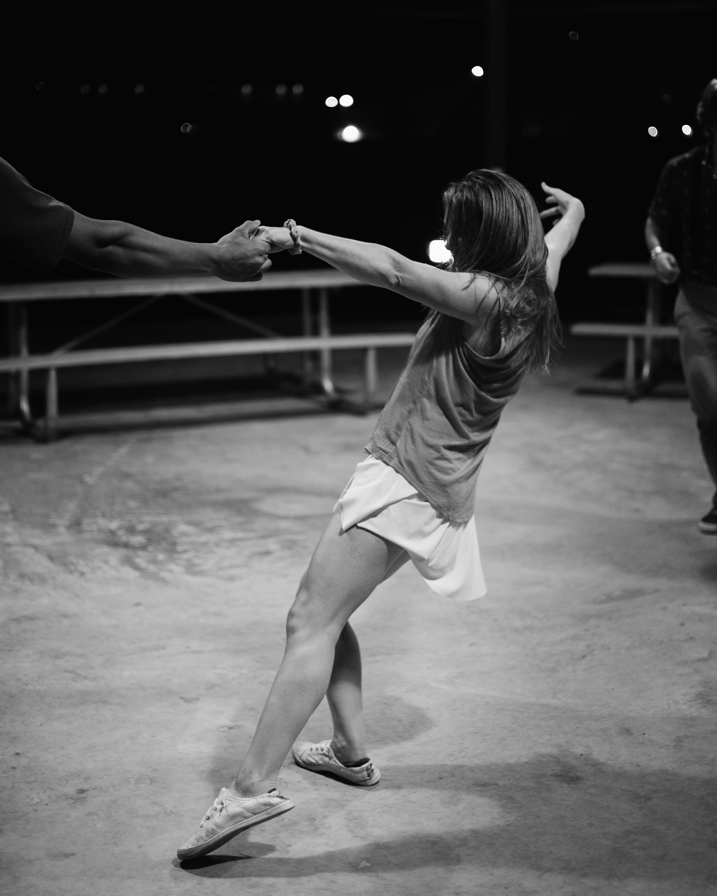 Photo of woman swing dancing