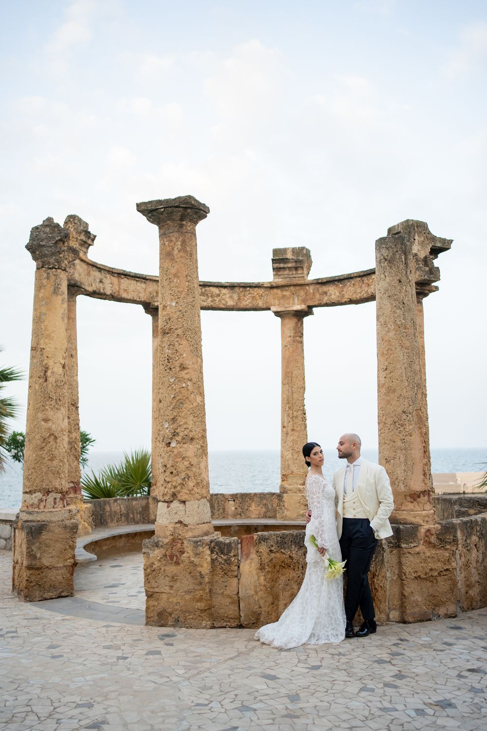 Luxury destination wedding in Sicily, fine art wedding photography in southern Italy