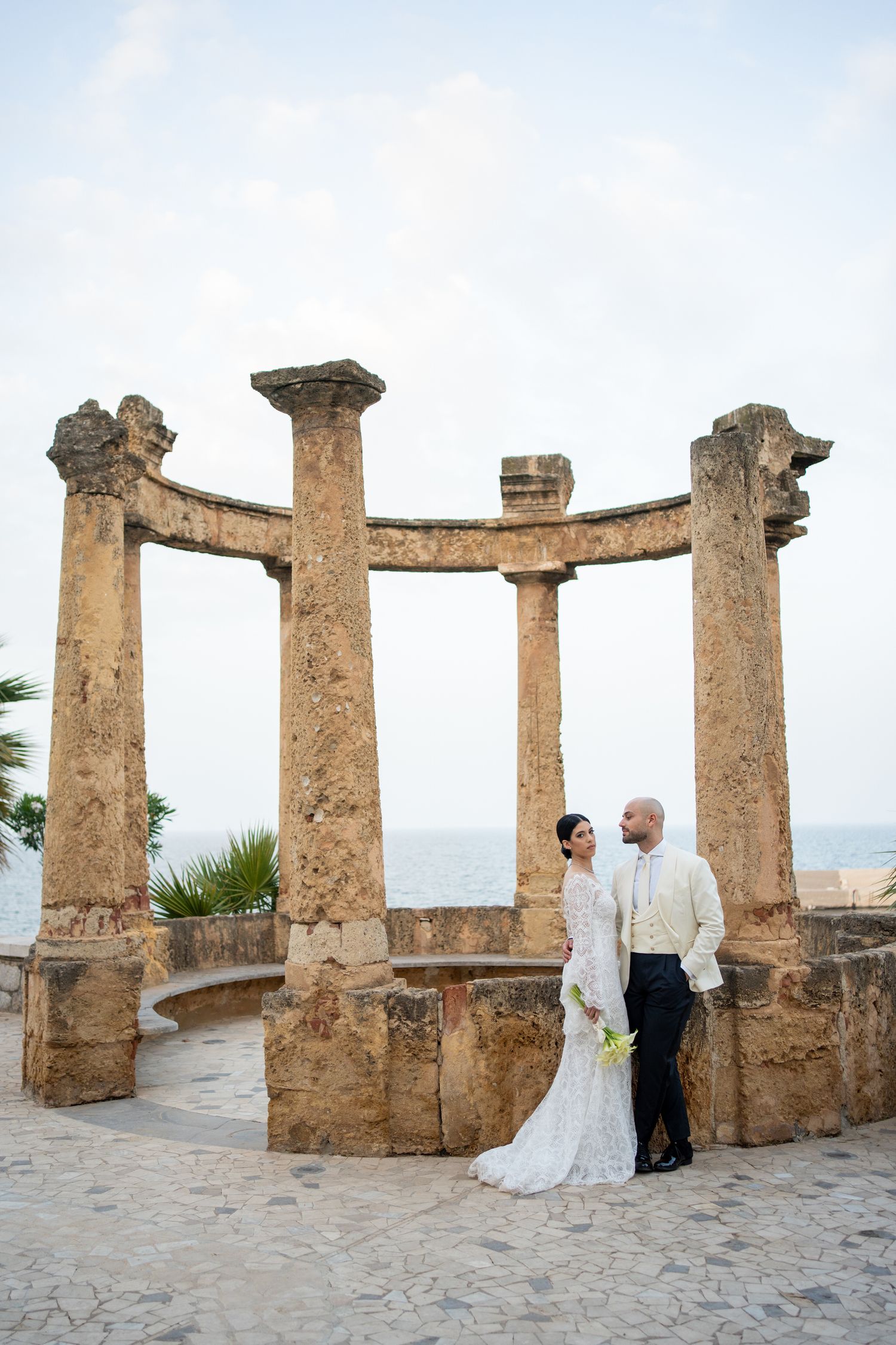 Luxury destination wedding in Sicily, fine art wedding photography in southern Italy