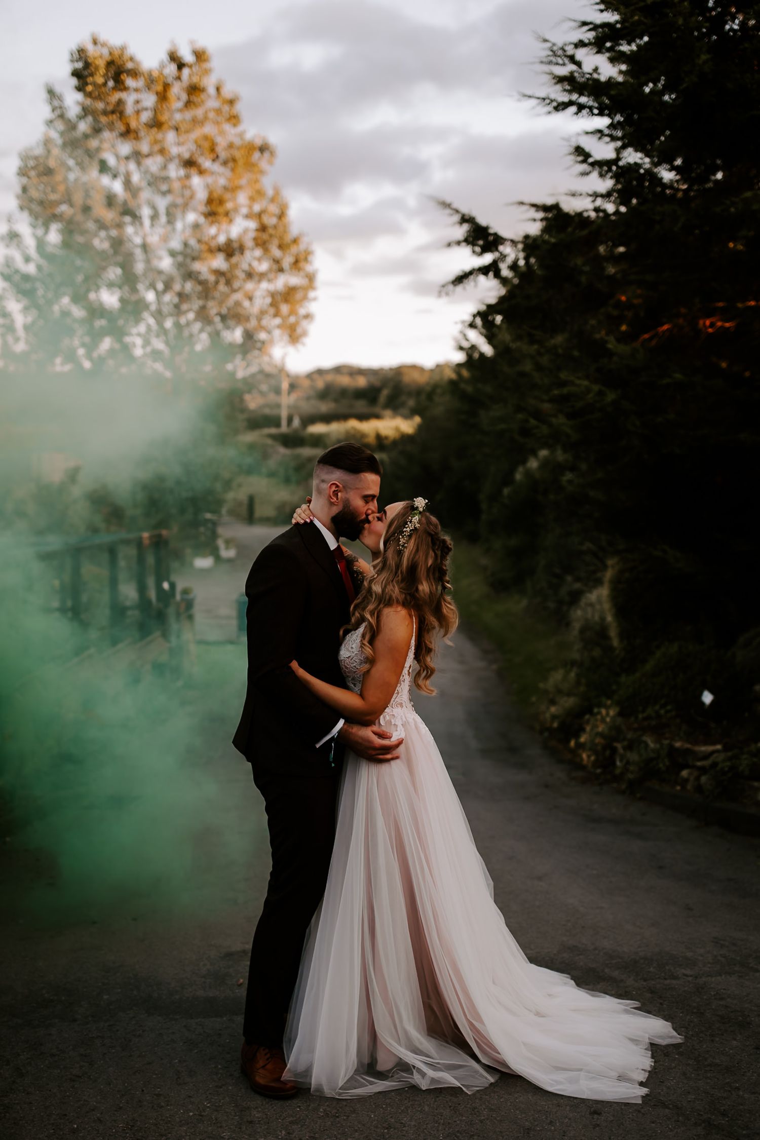 south Causey Inn smoke bombs