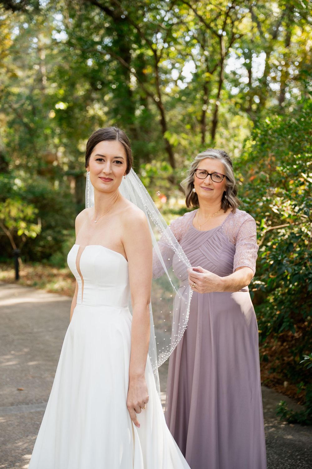 Bride with mother