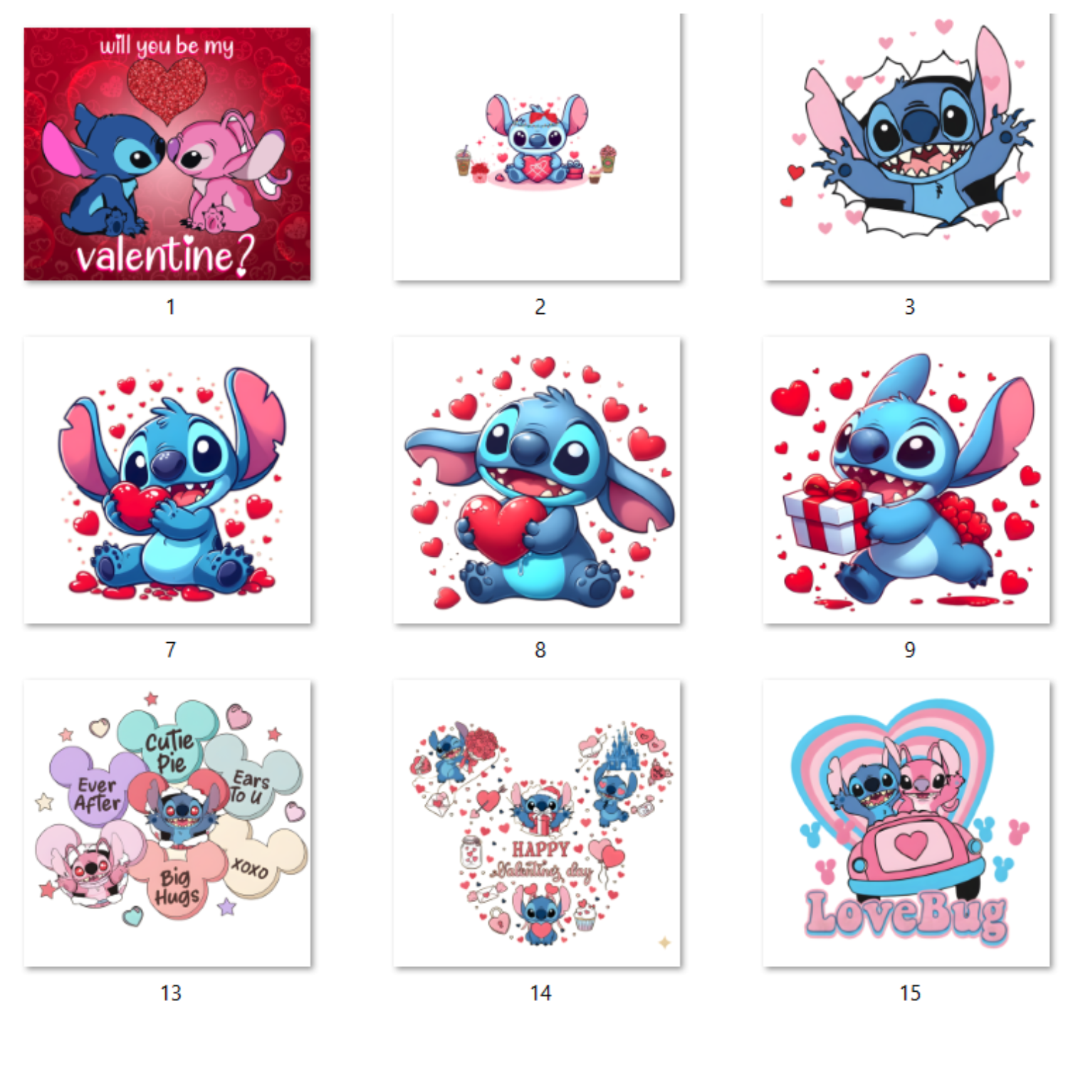 illustrations of cartoon blue alien