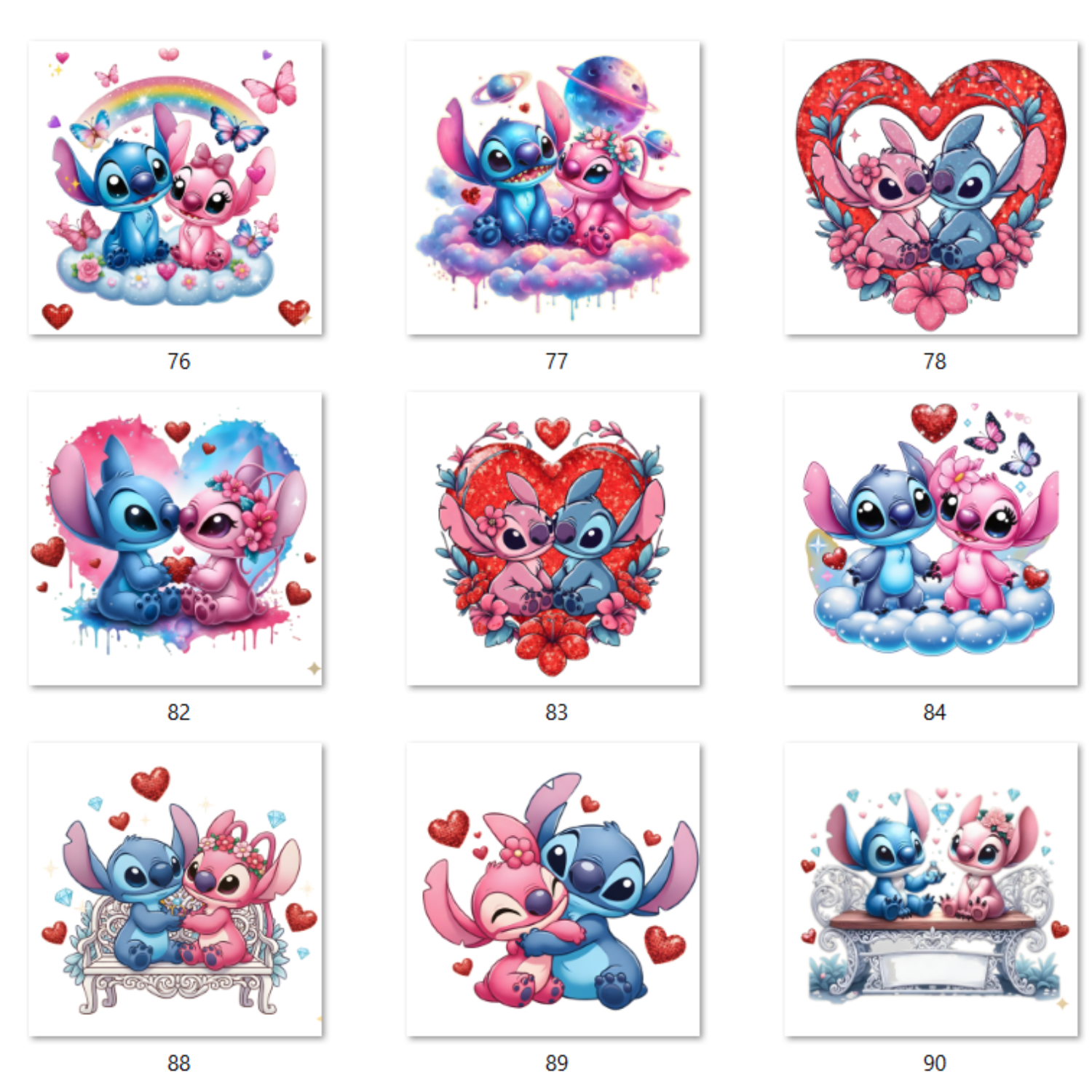 illustrations of cartoon blue alien