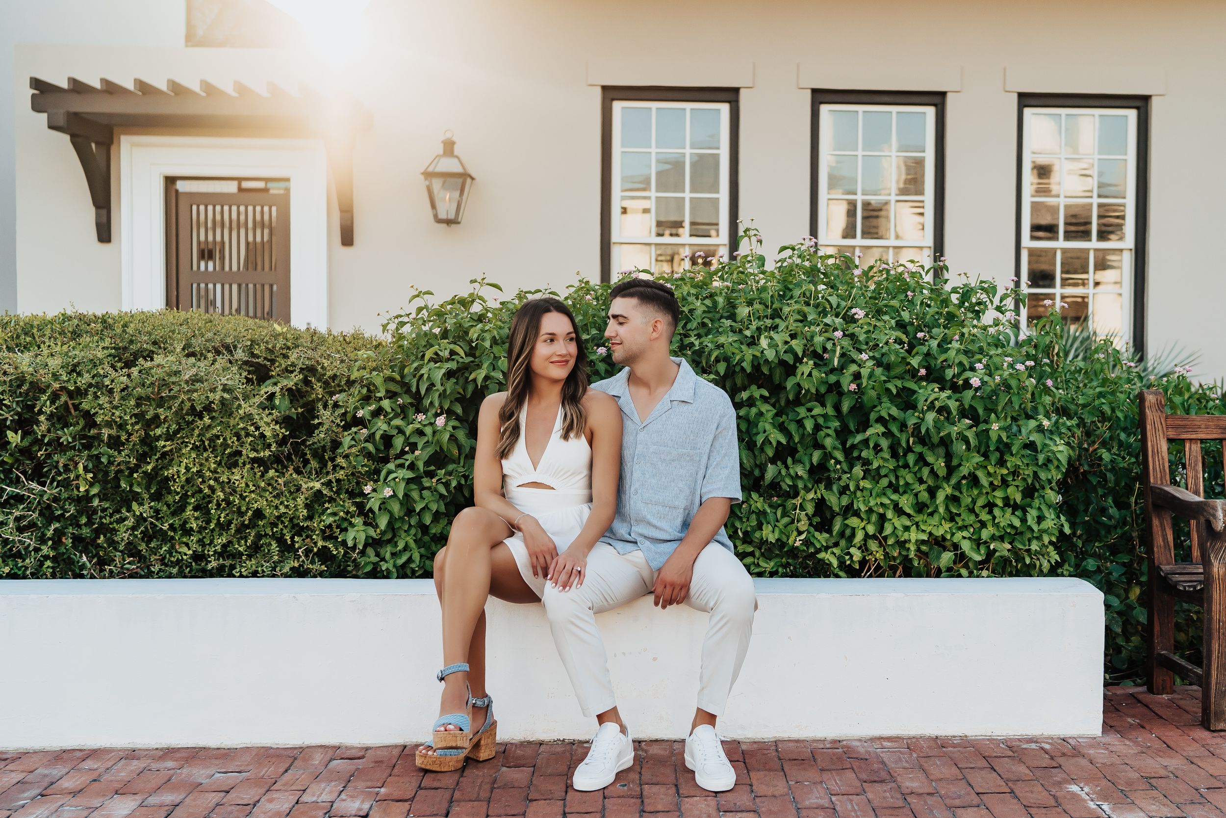 30A Couples Engagement Photo Session In Rosemary Beach Florida - Rosemary Beach Couples Photographer - Sam Haines Photography