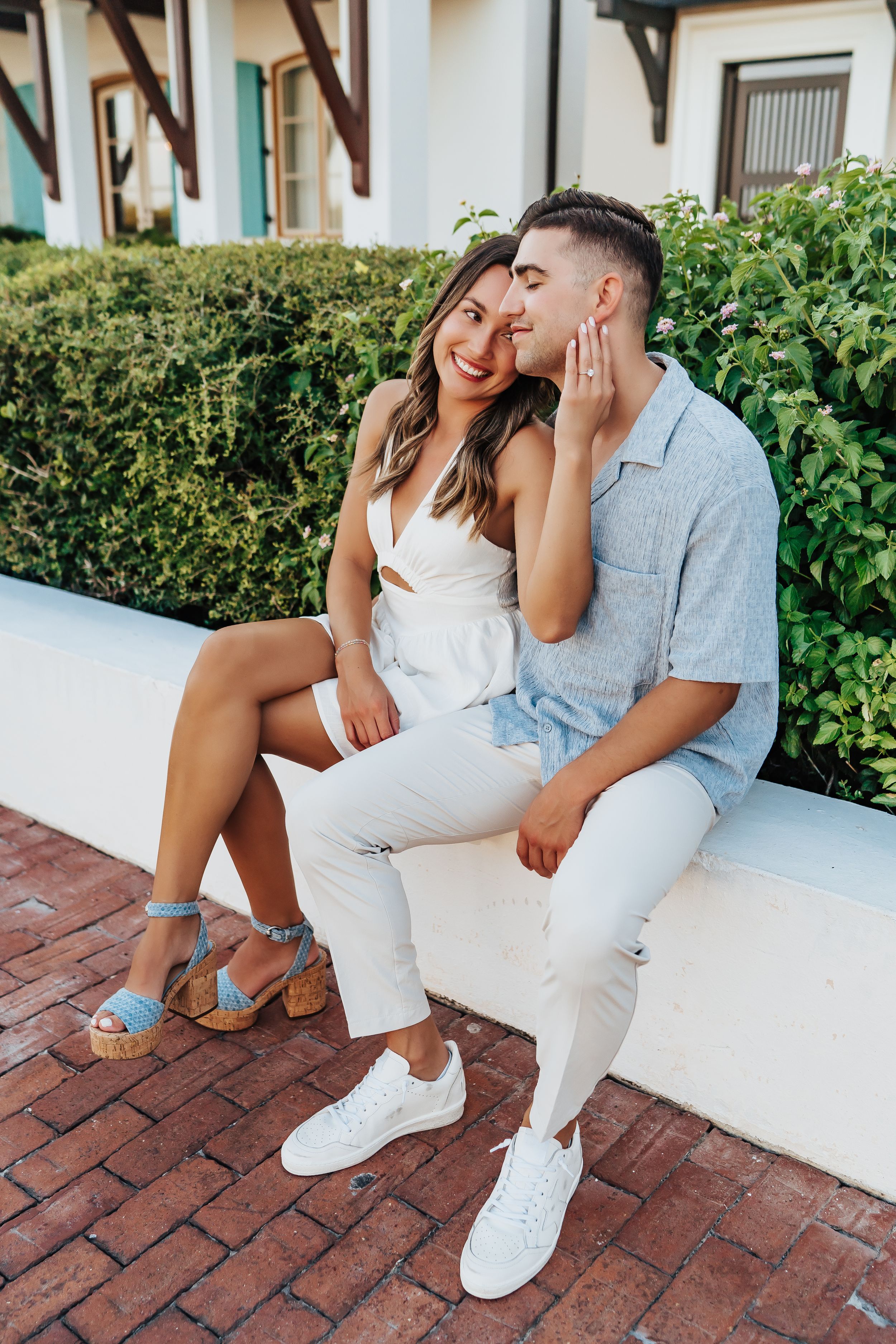 30A Couples Engagement Photo Session In Rosemary Beach Florida - Rosemary Beach Couples Photographer - Sam Haines Photography