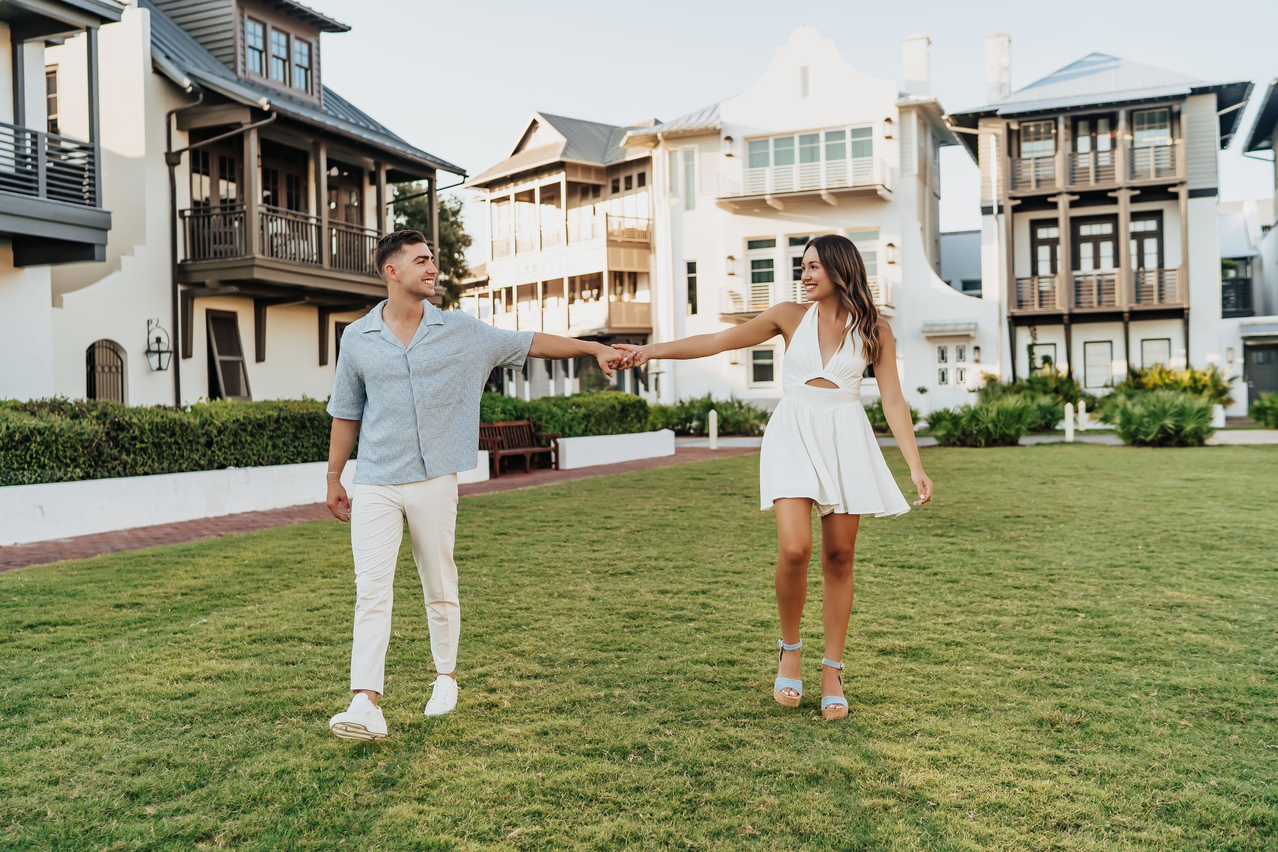 30A Couples Engagement Photo Session In Rosemary Beach Florida - Rosemary Beach Couples Photographer - Sam Haines Photography