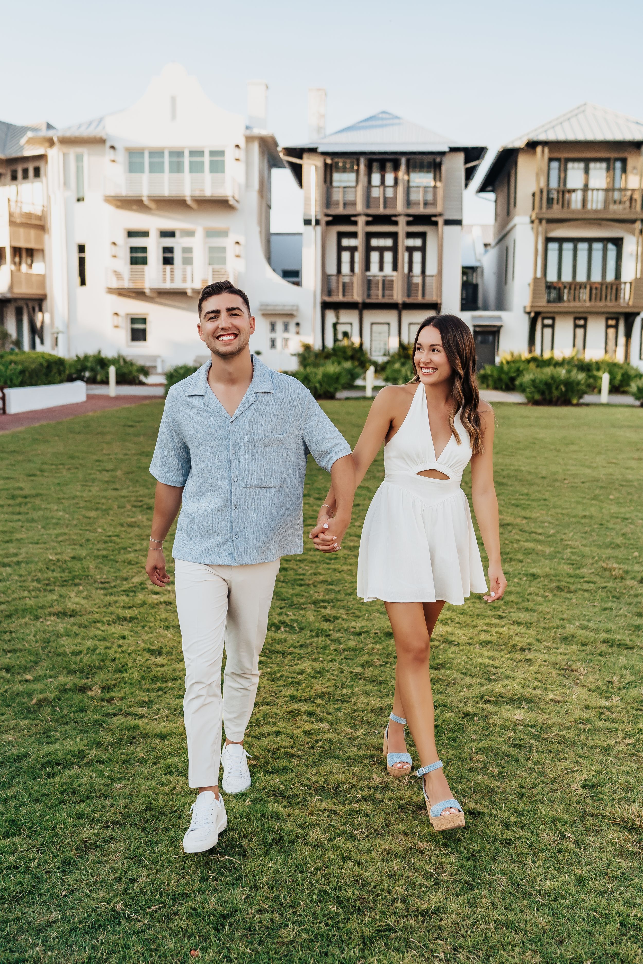 30A Couples Engagement Photo Session In Rosemary Beach Florida - Rosemary Beach Couples Photographer - Sam Haines Photography