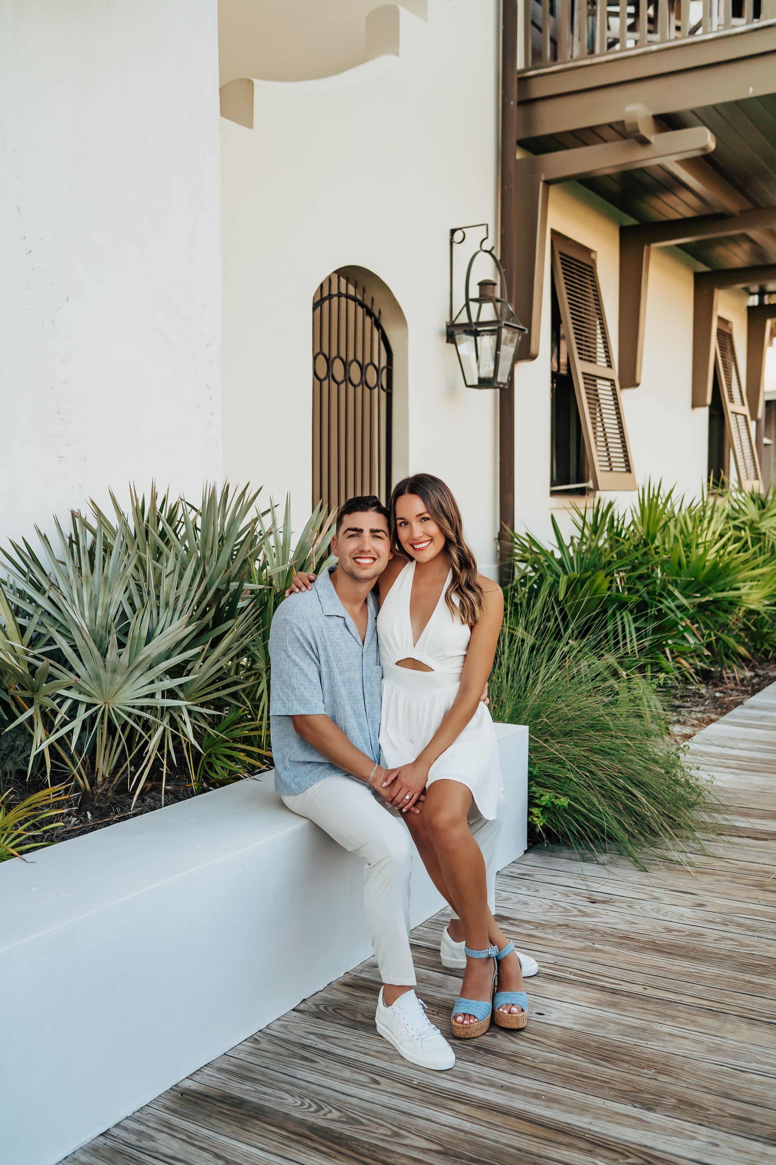 30A Couples Engagement Photo Session In Rosemary Beach Florida - Rosemary Beach Couples Photographer - Sam Haines Photography