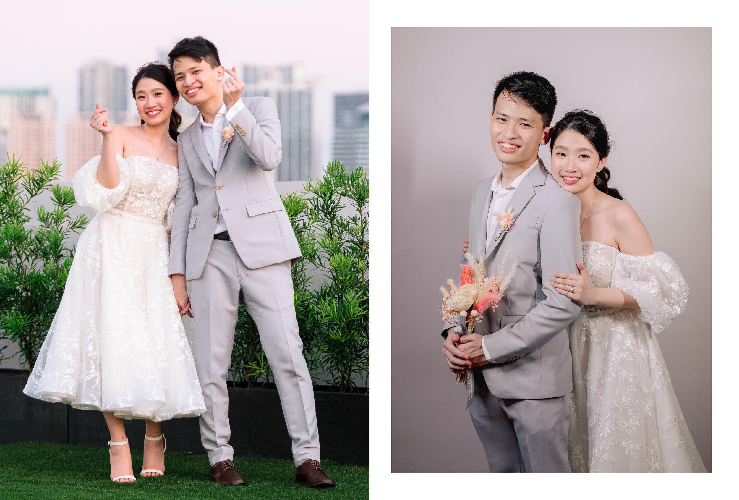 Kyle & Rowena | Pastel Rooftop Wedding