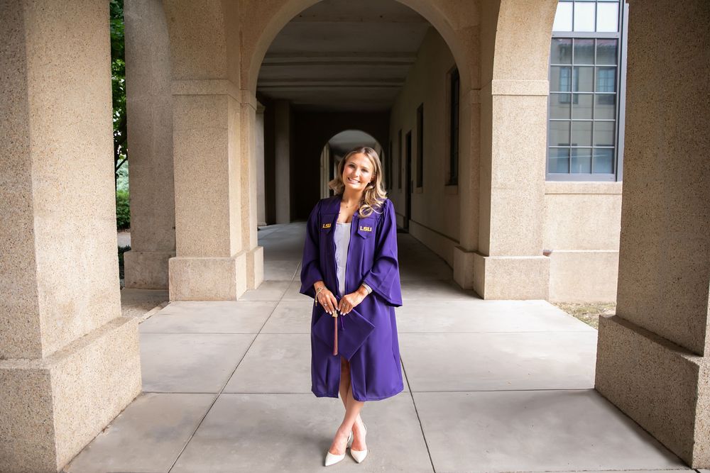 College Graduation pictures at LSU in Baton Rouge.