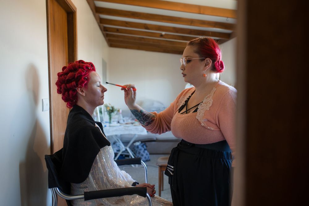 Relaxed wedding morning on a private rural property, unhurried and intimate