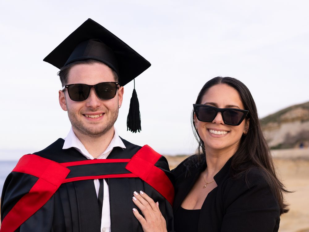 Couple Graduation Photo, Gozo Malta