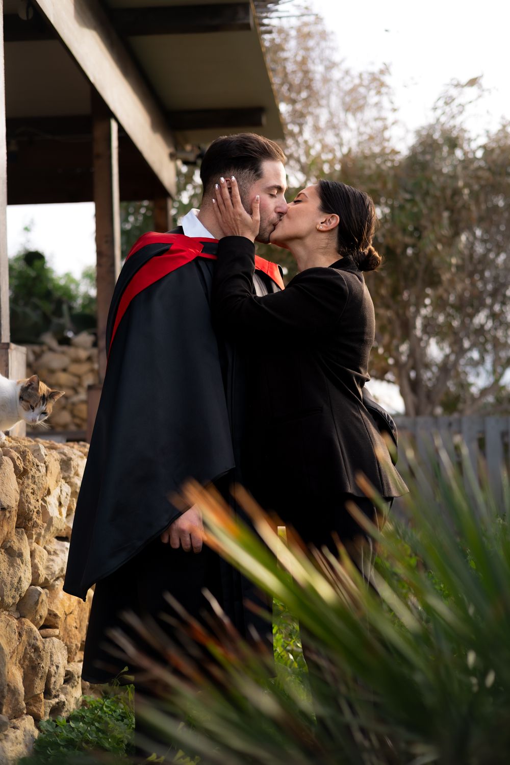 Couple Graduation Photo, Gozo Malta