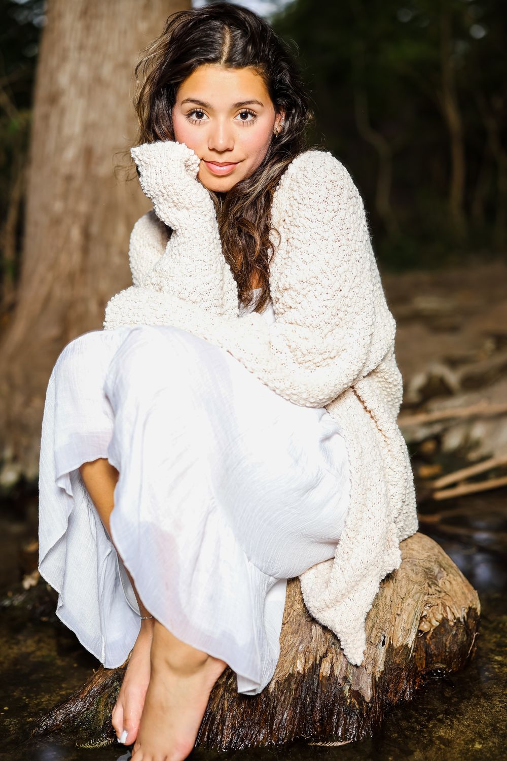 Outdoor Senior Portrait Session Professional Photography by Myra Fabling Photography Location Cibolo Nature Center