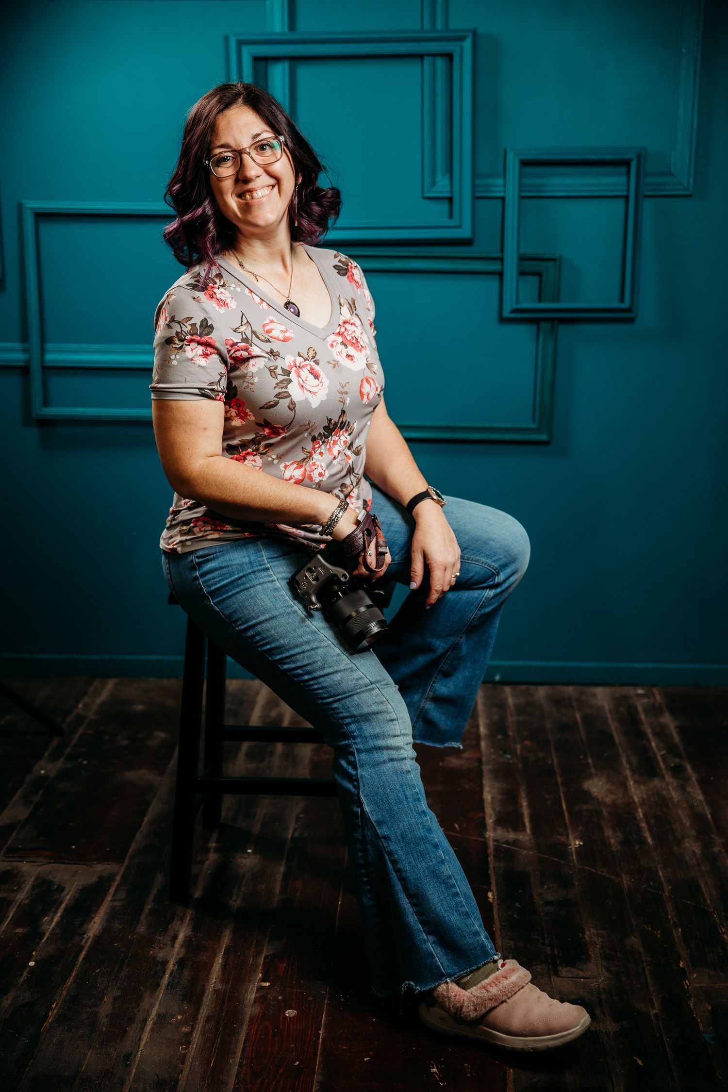 Photographer Jessica Dittemore in her KCMO studio