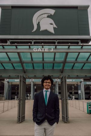 Michigan Senior Photographer Lansing Michigan Michigan State University