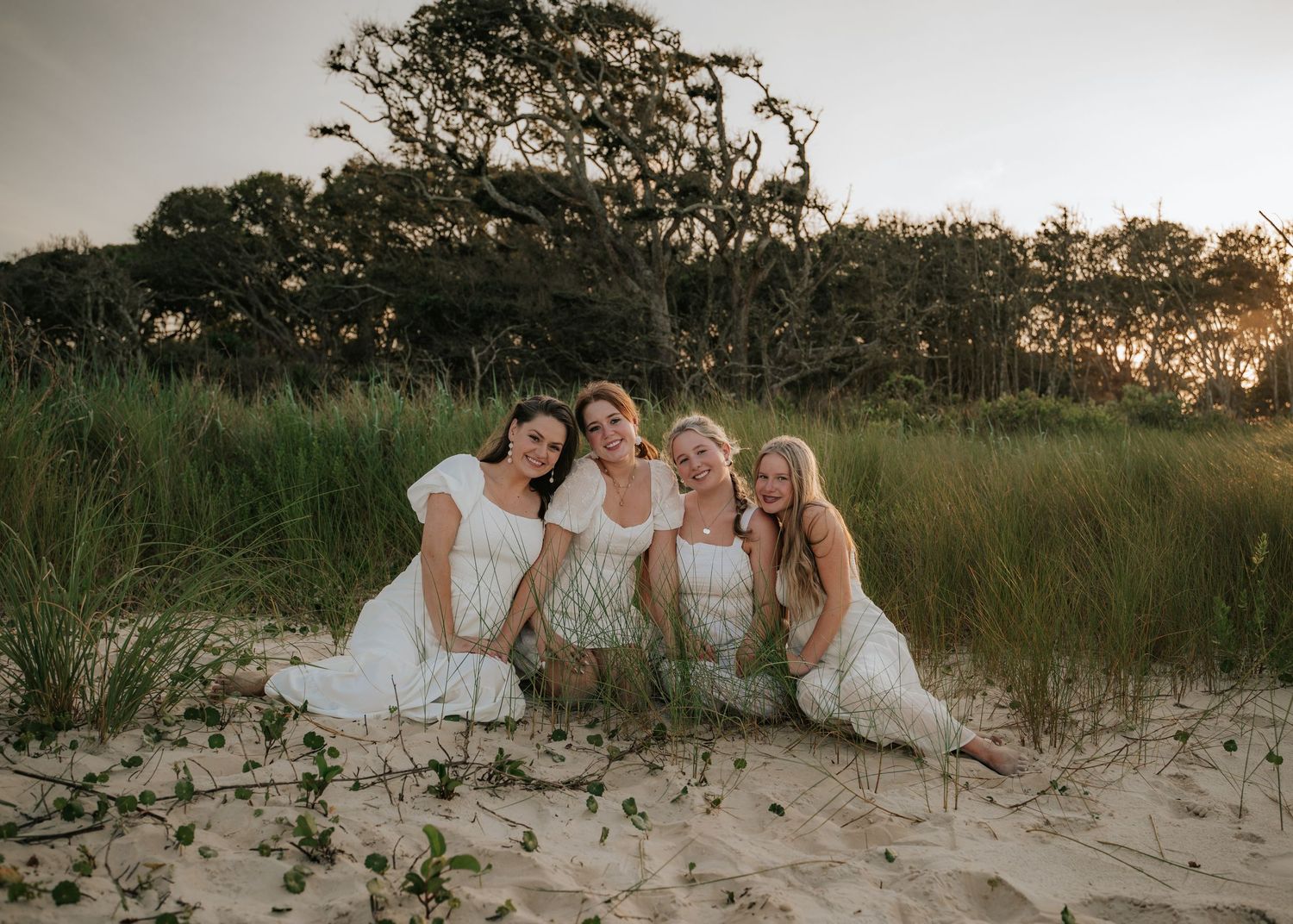 Sisters on the beach of Black Rock Beach Jacksonville, FL