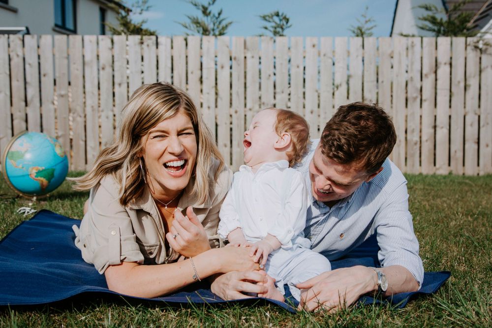 relaxed family photography