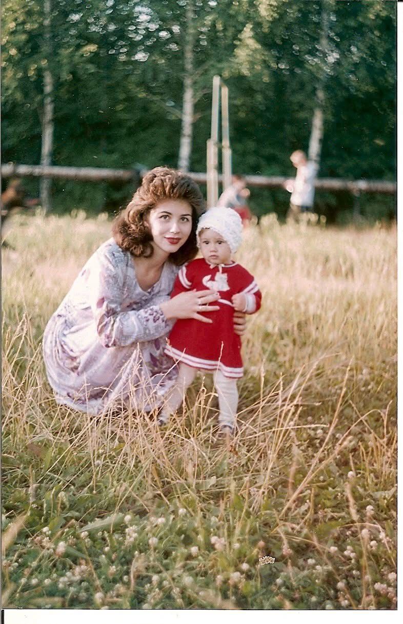 A photo of my mom and I in Russia, where I was born. Shot on film, of course!