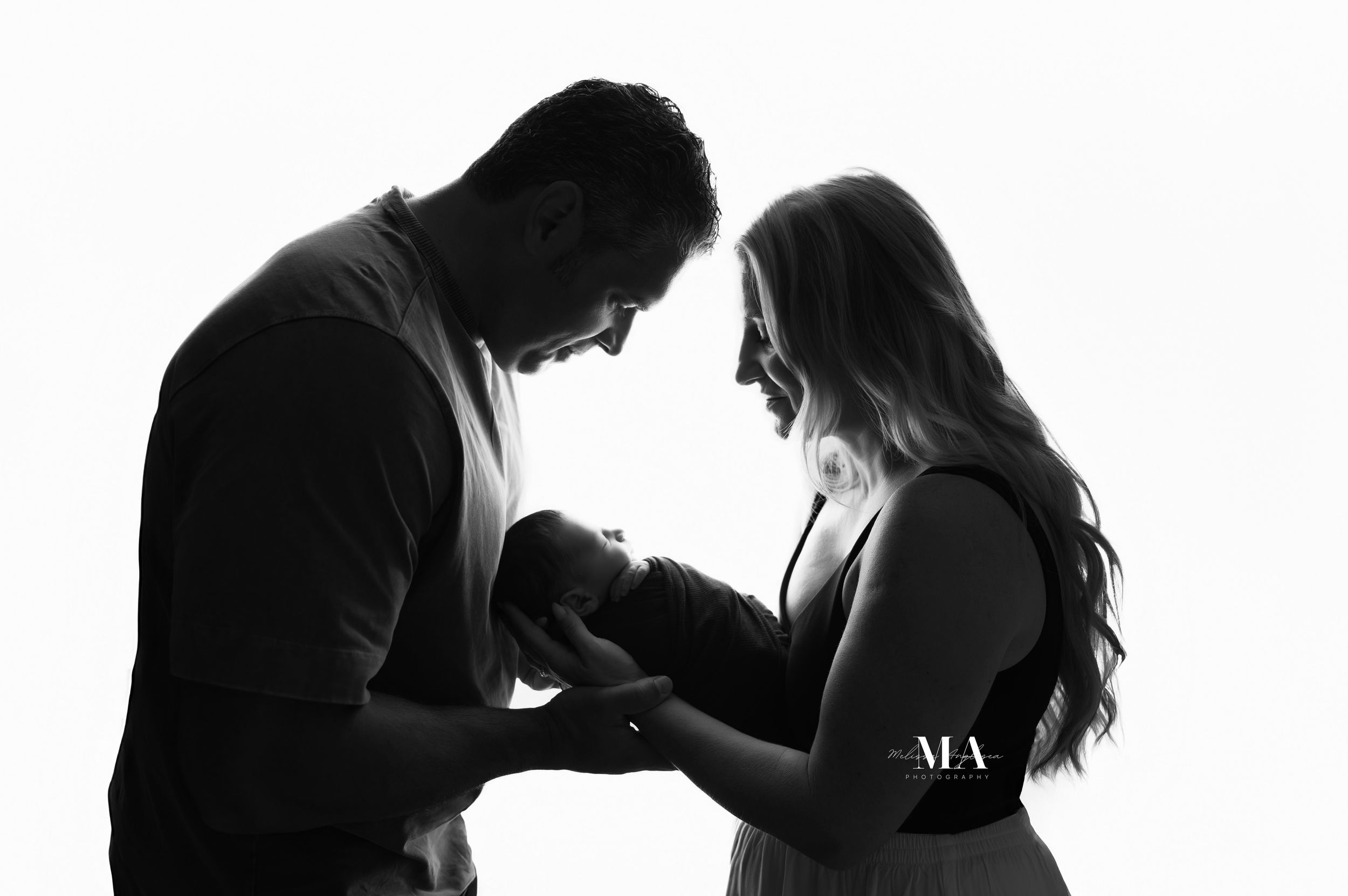 Newborn family photo