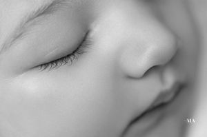 Newborn macro photography