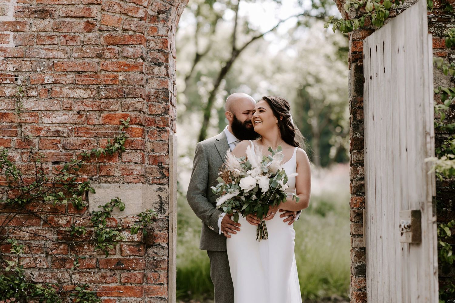 Fig house wedding at Middleton Lodge couple