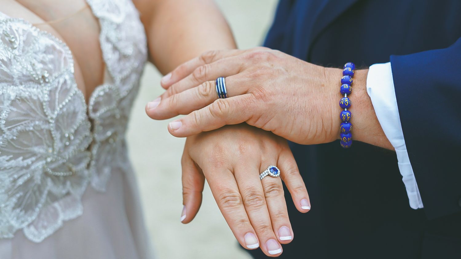 Captured moment of newlyweds sharing a kiss – wedding photography by Marvelous shots