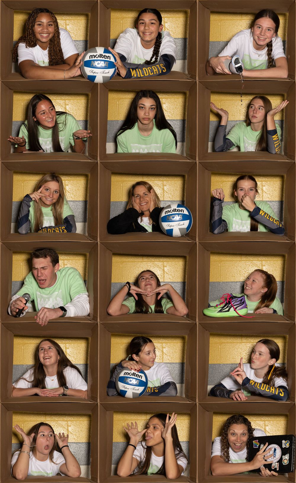 Volleyball team photos