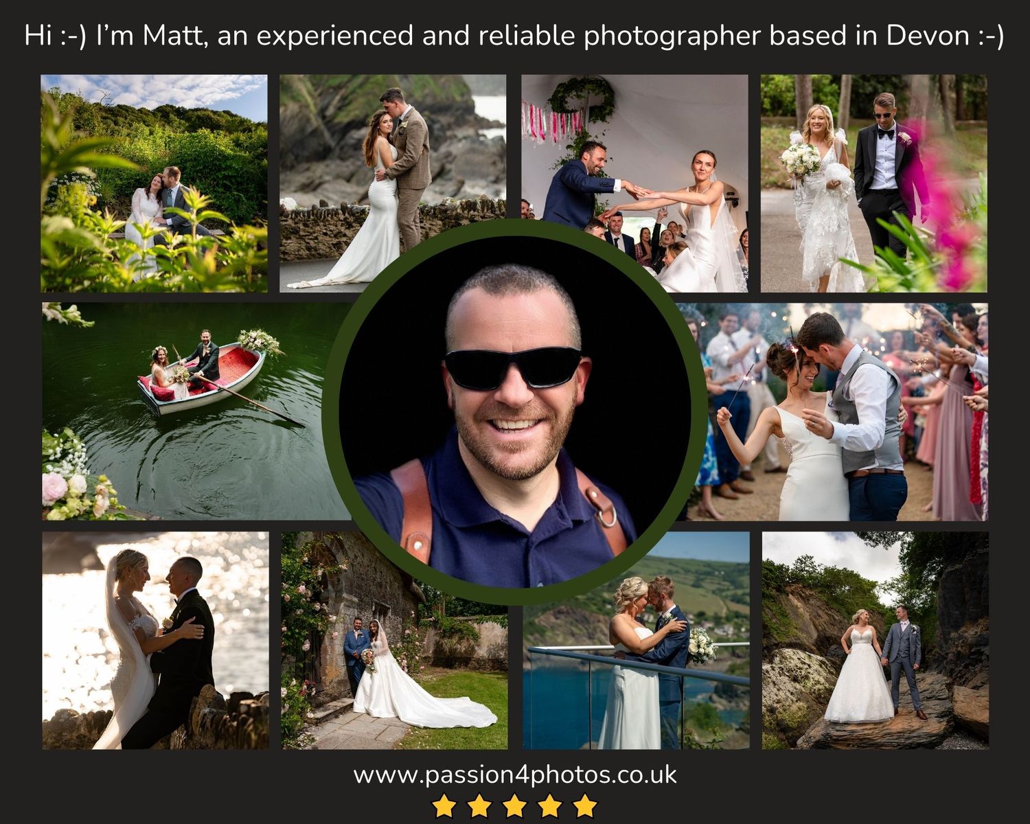 Collage of Wedding photos