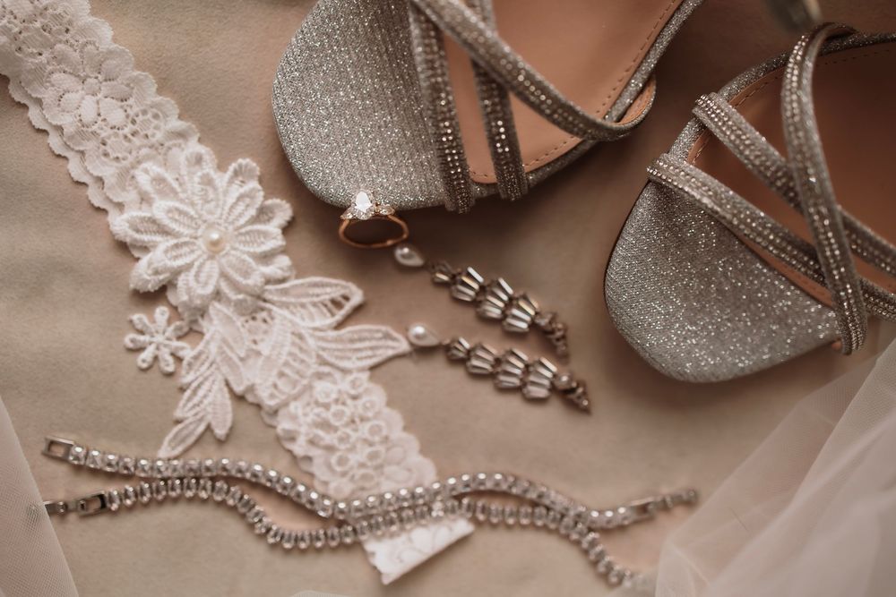 Fine Art boudoir flat lay detail captured during bridal boudoir session in a private room HVNY