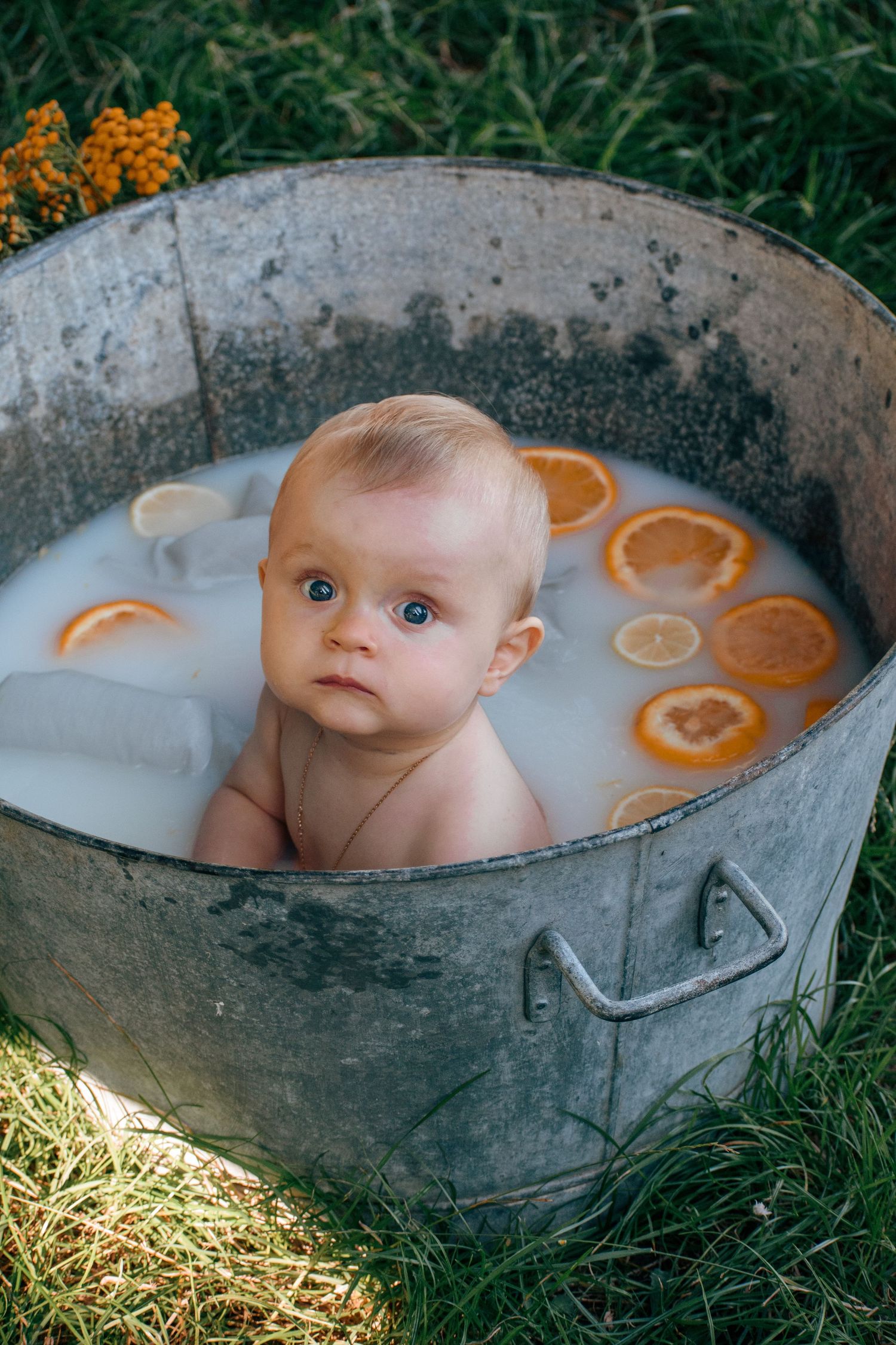 Shooting photo Bain de lait