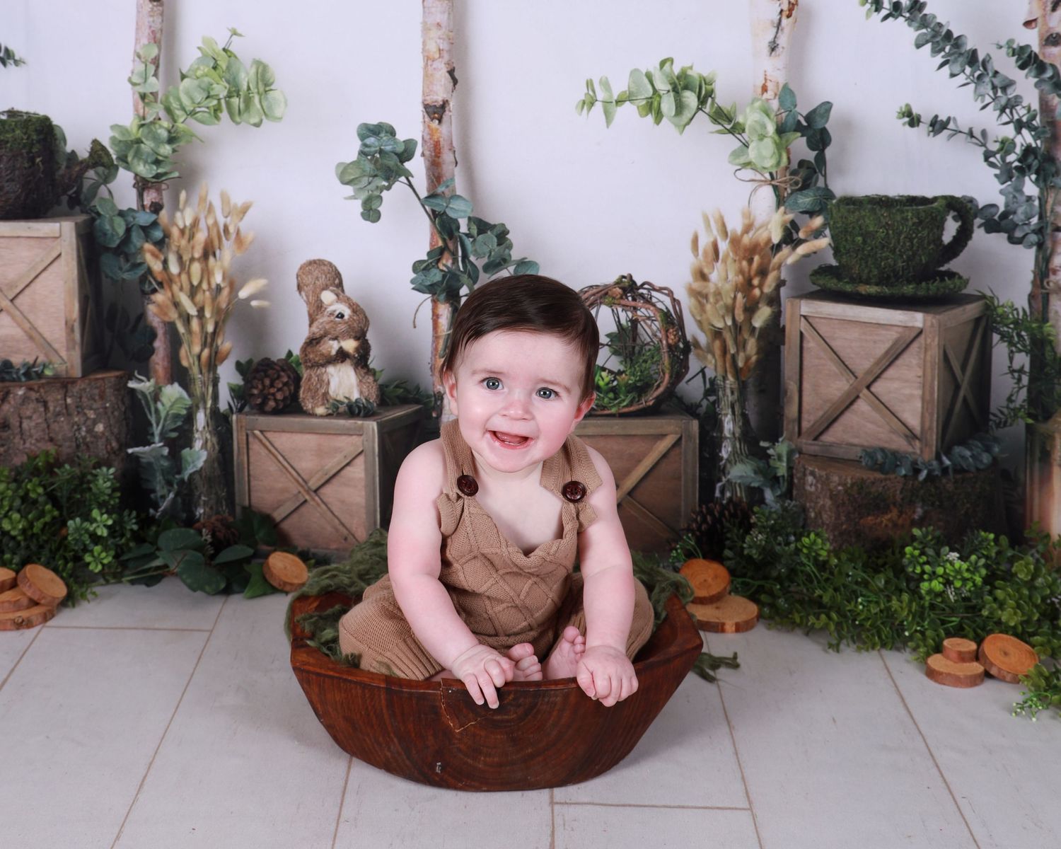 Jacksonville, florida child photographer- saint Augustine child photographer-studio child session- six month