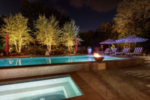 Evening Photograph of a Pool in Barrington Illinois