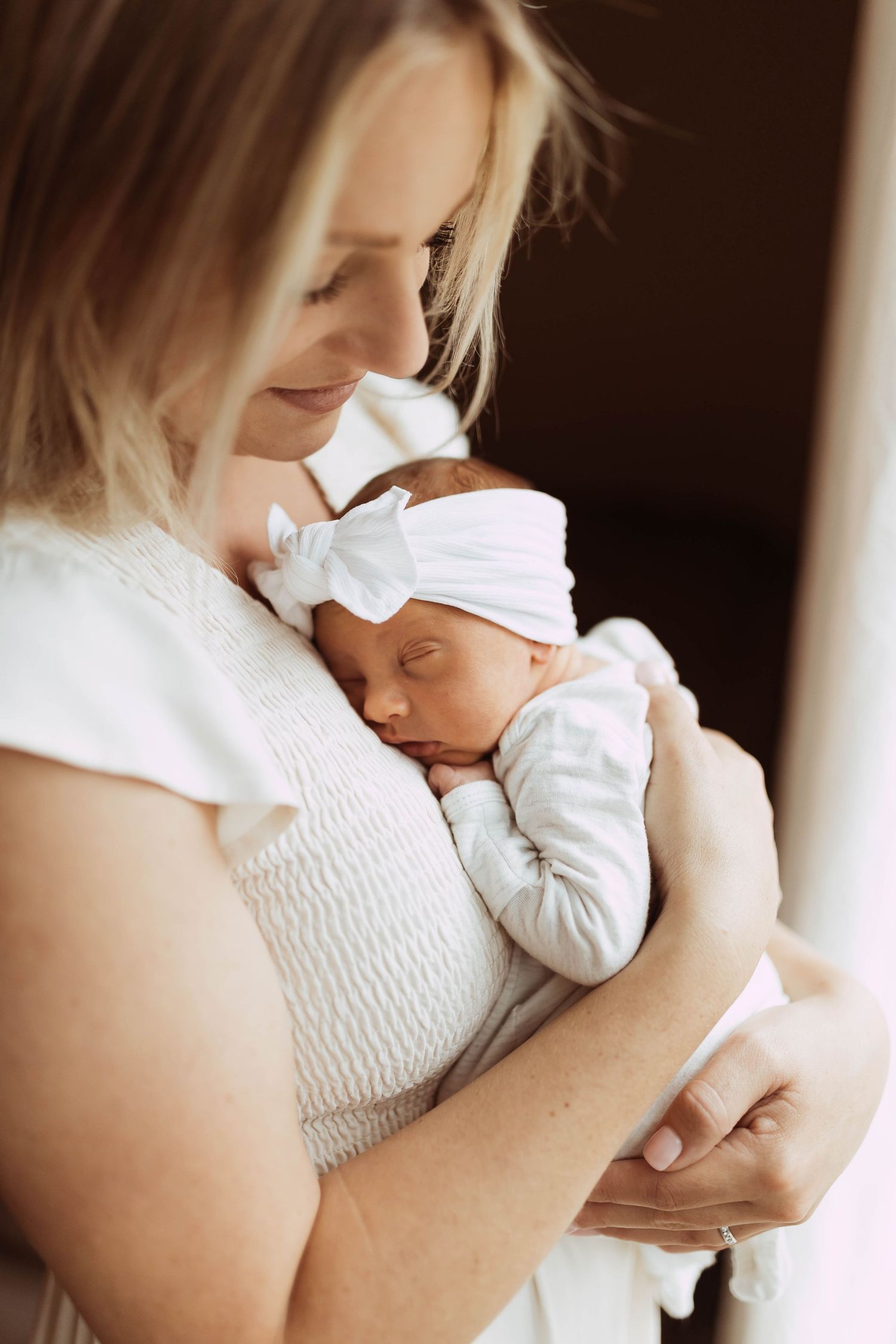 Newborn in-home portrait taken by Elle & Co. Photography in Southeast Michigan